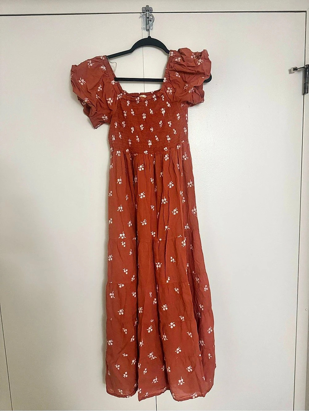 Floral Maxi Dress in Brown